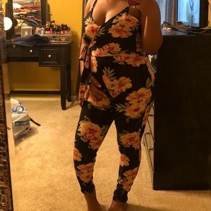 Floral jumpsuit